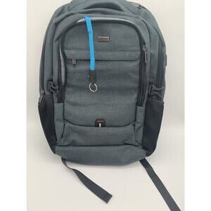 Duslang 17" Travel Laptop Backpack Water Resistant Phone USB Charger Anti-Theft